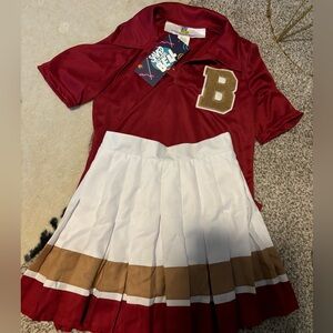 Saved by the Bell Kelly Kapowski Halloween Costume and Wig, Size Small